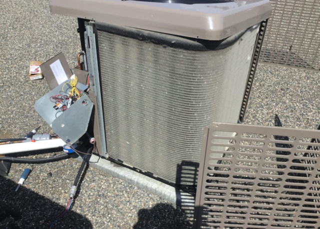 old AC unit