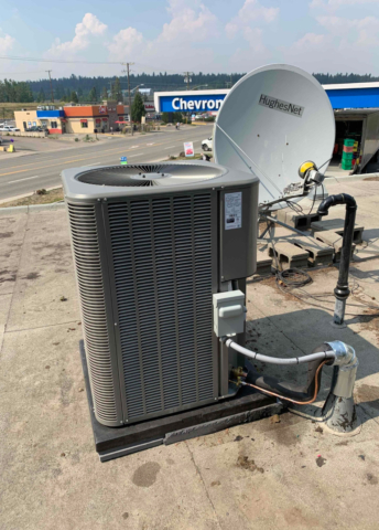 AC unit on roof